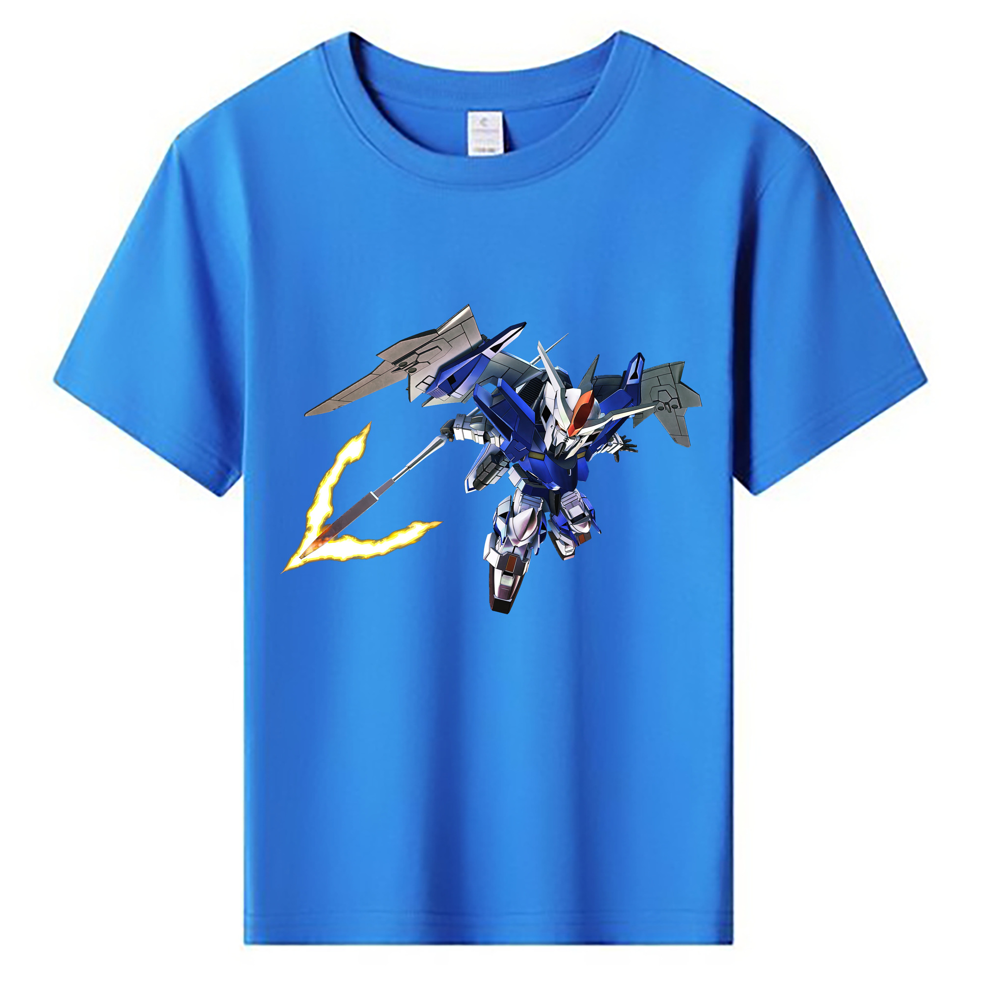 （画像用） 機動戦士ガンダム Mobile Suit Gundam 綿100％キッズTシャツ（フロントプリント）